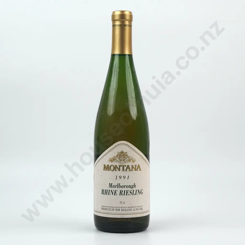 1991 Montana Rhine Riesling - Marlborough. Image 1++
