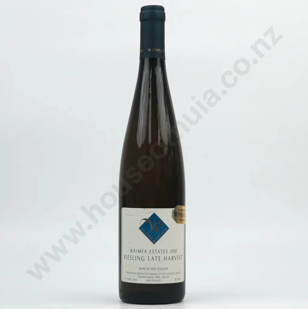 2002 Waimea Estates Riesling Late Harvest - Nelson Image 1++