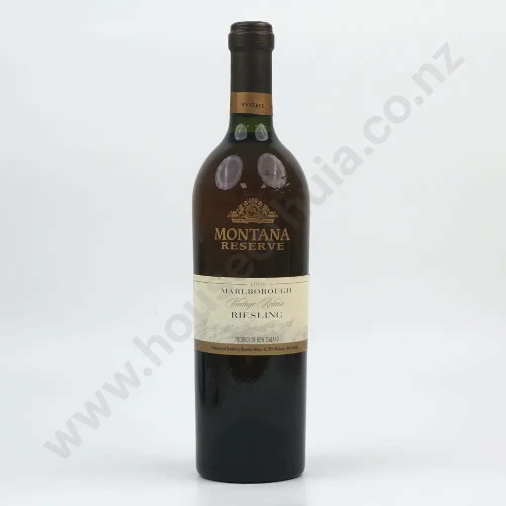 1999 Montana Vintage Reserve Riesling - Marlborough. Image 1++