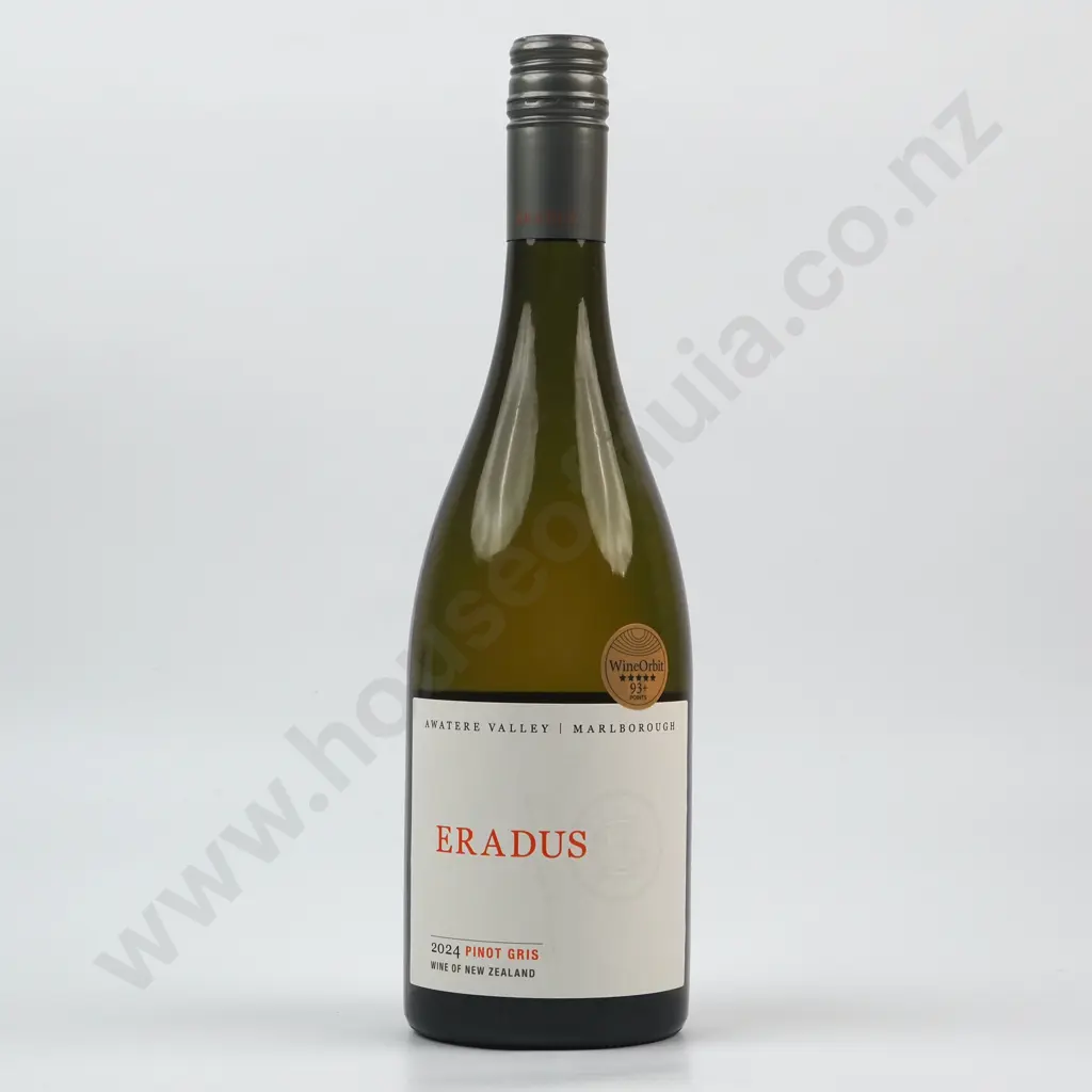 2024 Eradus Pinot Gris. Awatere Valley, New Zealand. Image 1++