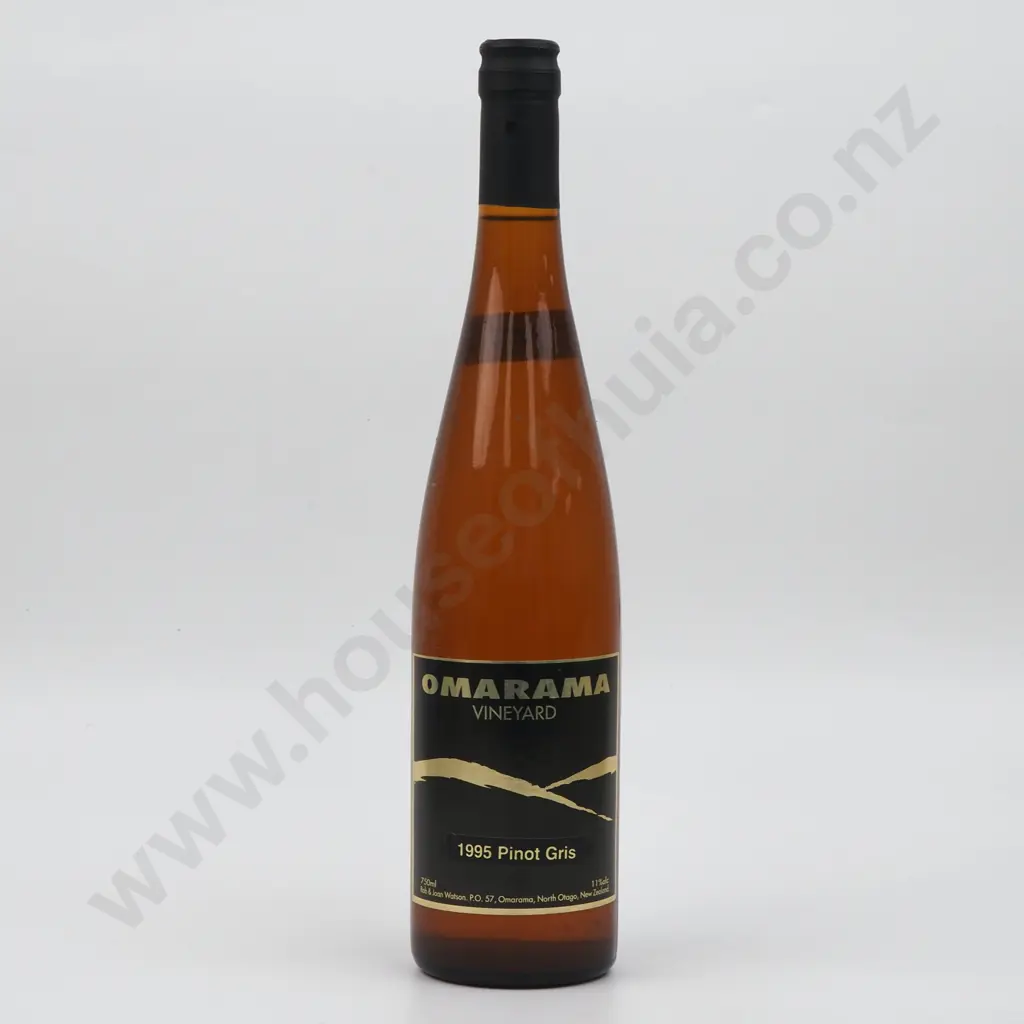 1995 Omarama Pinot Gris. North Otago, New Zealand, Image 1++