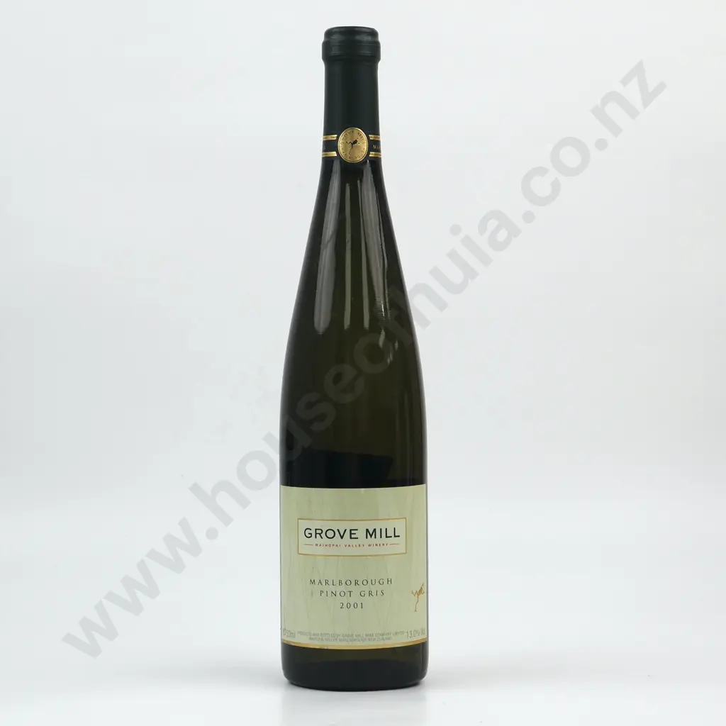 2001 Grove Mill Pinot Gris - Marlborough. Image 1++