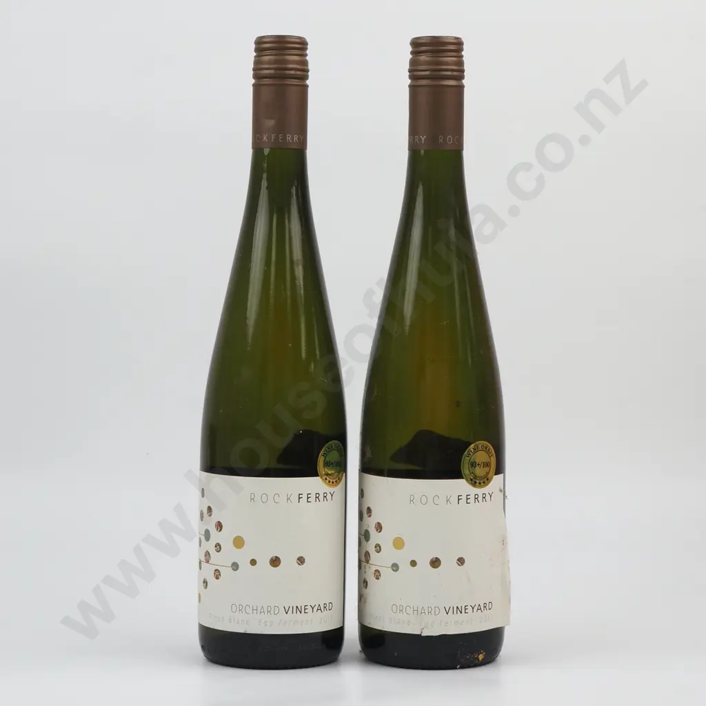 Two Bottles 2017 Rock Ferry Orchard Valley Pinot Blanc. Image 1++