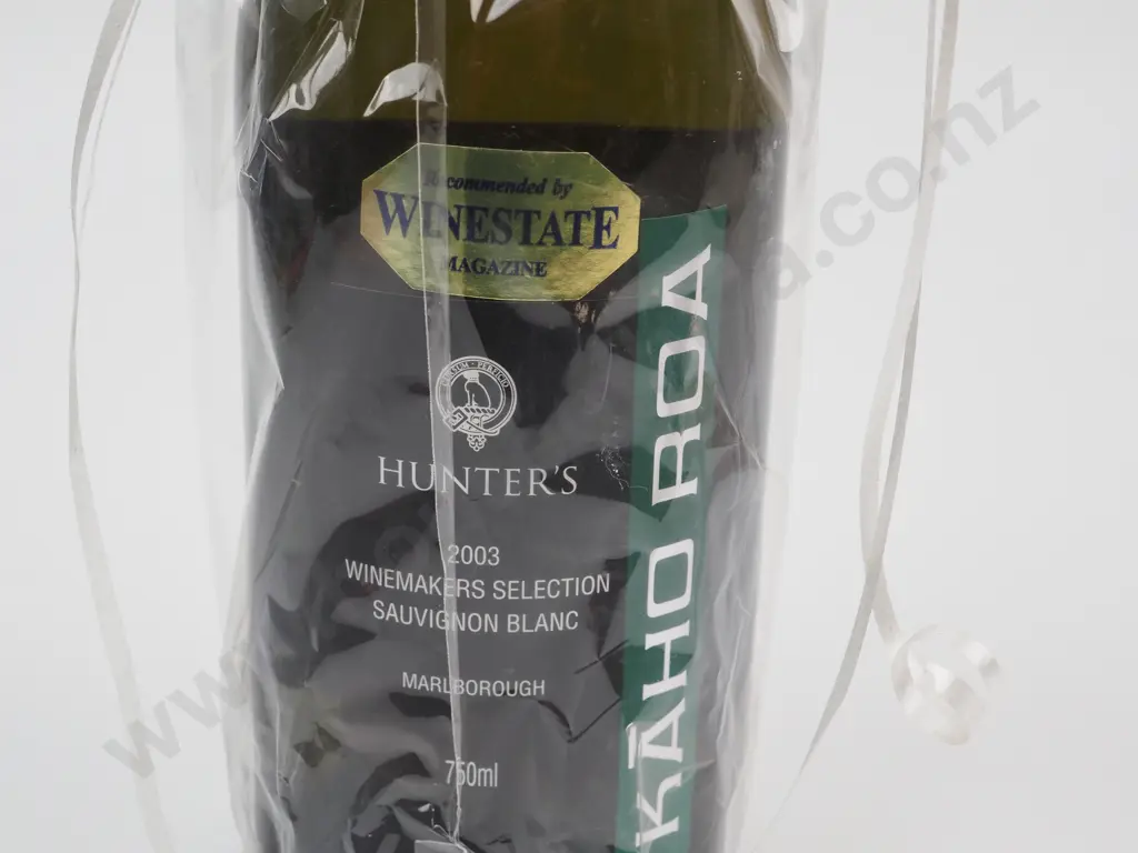 2003 Hunter's Winemakers Selection Sauvignon Blanc - Marlborough. Image 1++