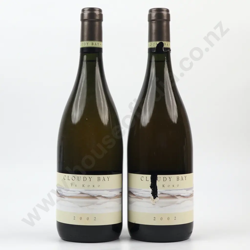Two 2002 Cloudy Bay Te Koko Sauvignon Blanc - Marlborough. Image 1++