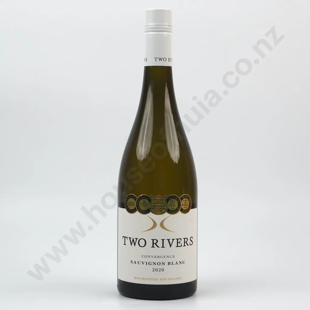 2020 Two Rivers Convergence Chardonnay. Marlborough, New Zealand. Image 1++
