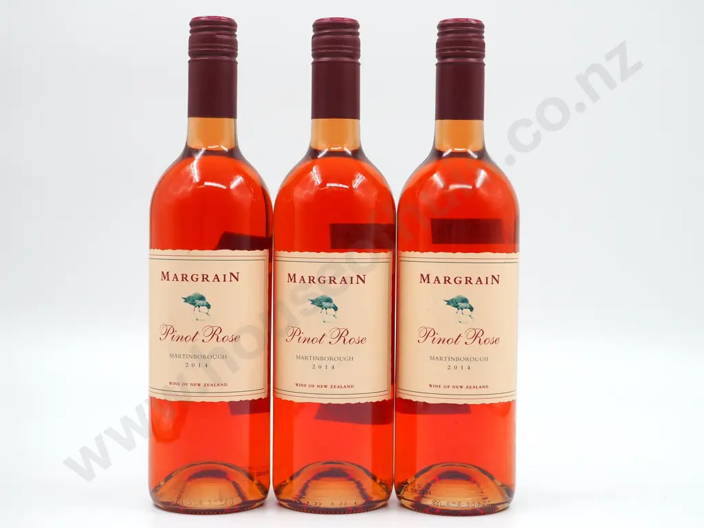 Lot of Three 2014 Margrain Martinborough Pinot Rose Image 1++