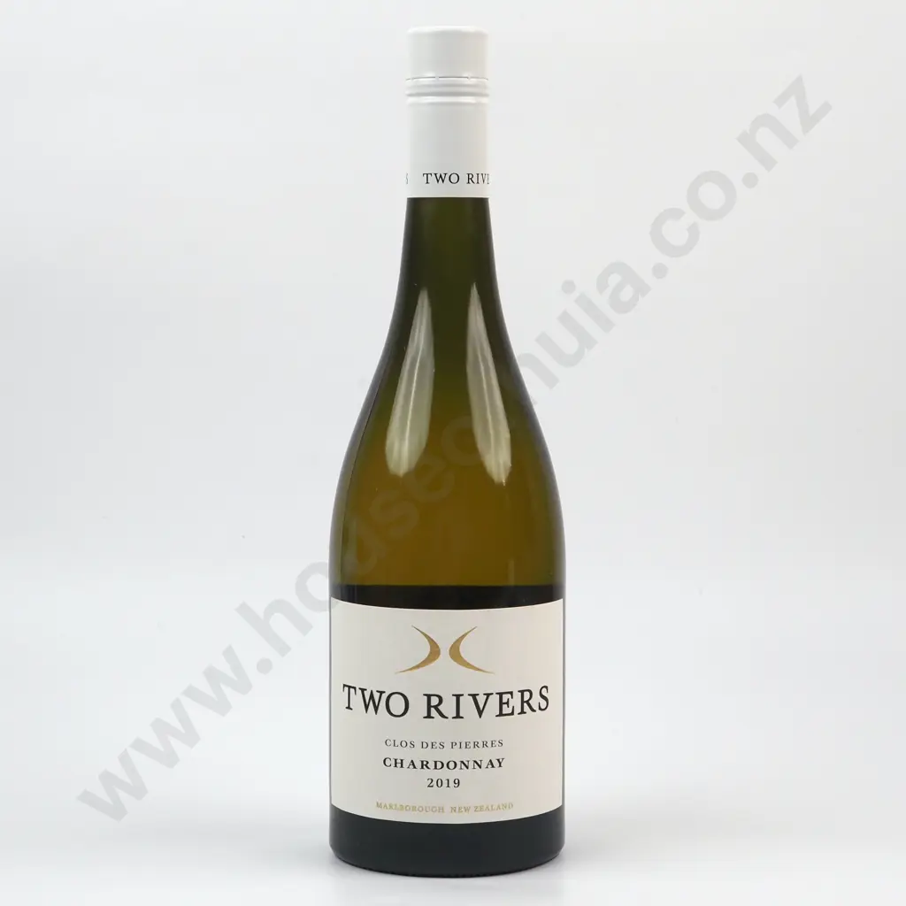 2019 Two Rivers Clos Des Pierre's Chardonnay. Marlborough, New Zealand. Image 1++