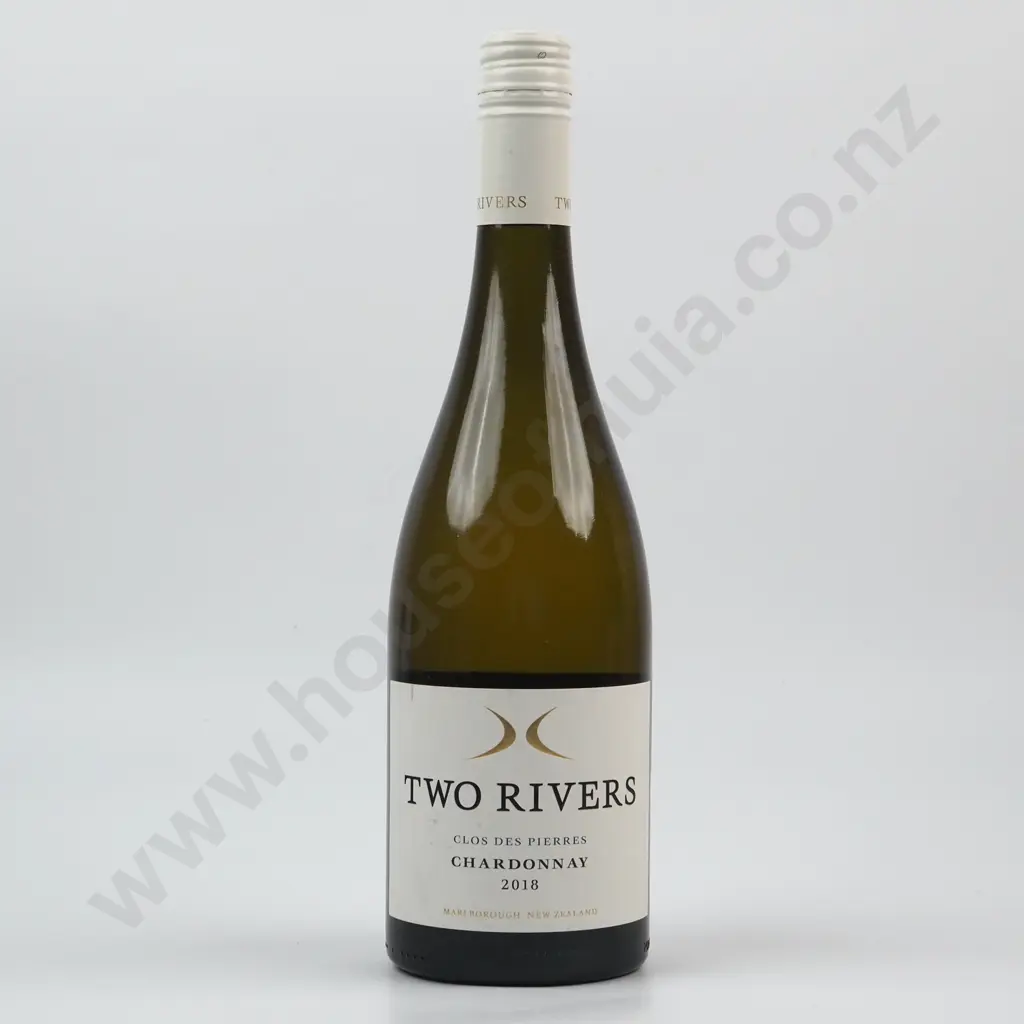 2018 Two Rivers Clos Des Pierre's Chardonnay. Marlborough, New Zealand. Image 1++