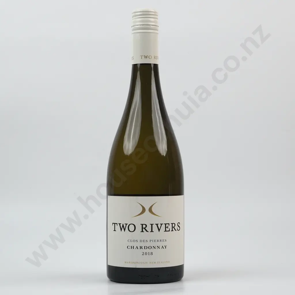 2018 Two Rivers Clos Des Pierre's Chardonnay. Marlborough, New Zealand. Image 1++