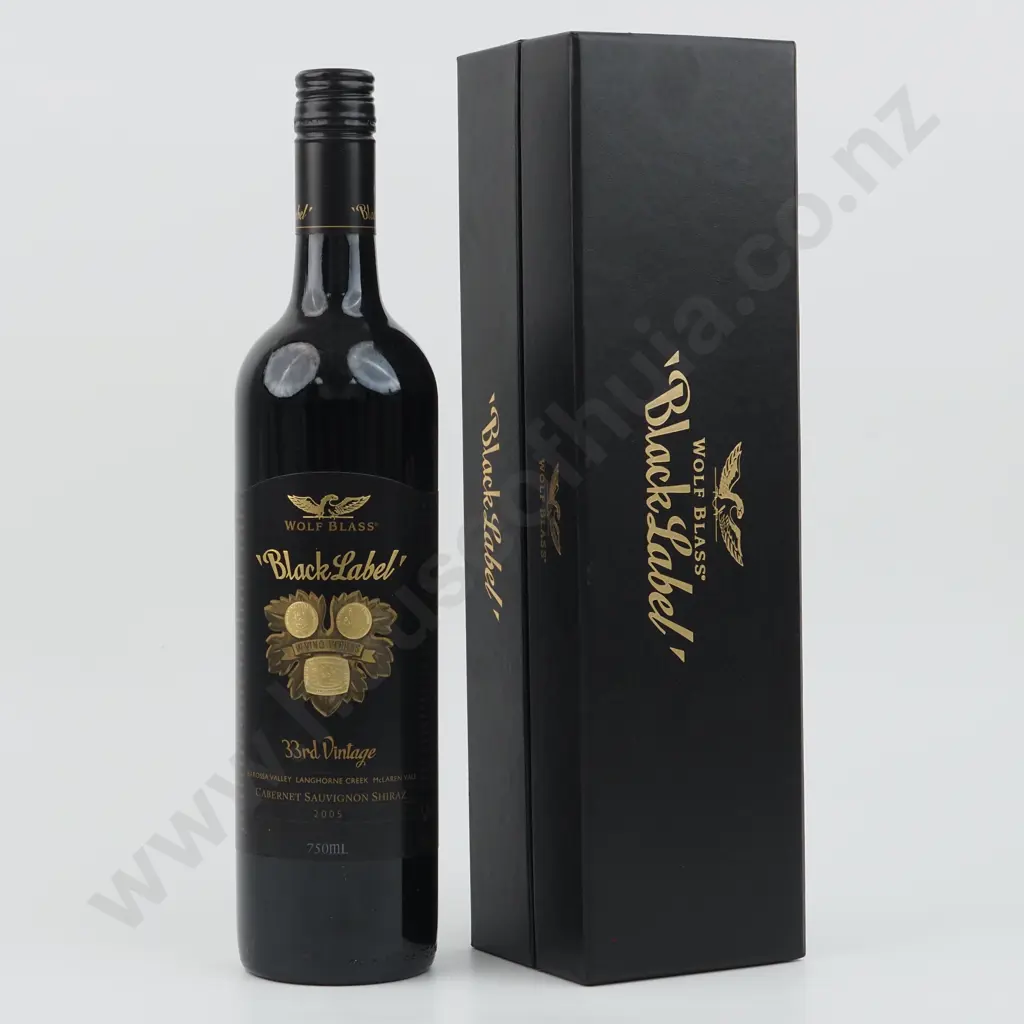 Cased WolfBlass Black Label  Image 1++