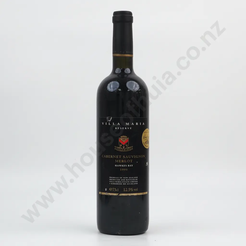 1996 Villa Maria Cabernet Sauvignon Merlot - Hawkes Bay. Image 1++