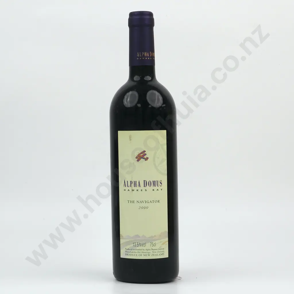2000 Alpha Domus The Navigator Merlot-Cabernet/-Franc- Malbec - Hawkes Bay. Image 1++