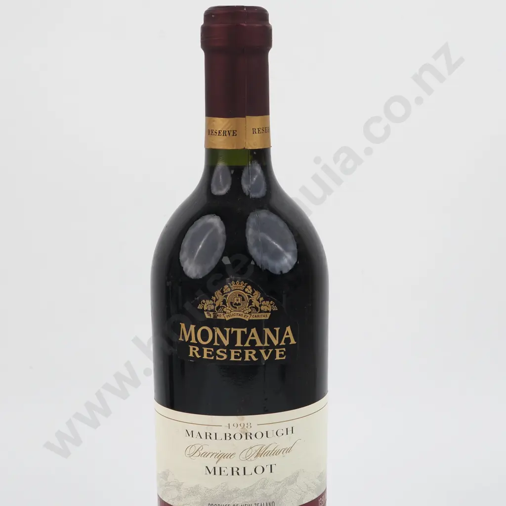 1998 Montana Reserve Merlot. Image 1++