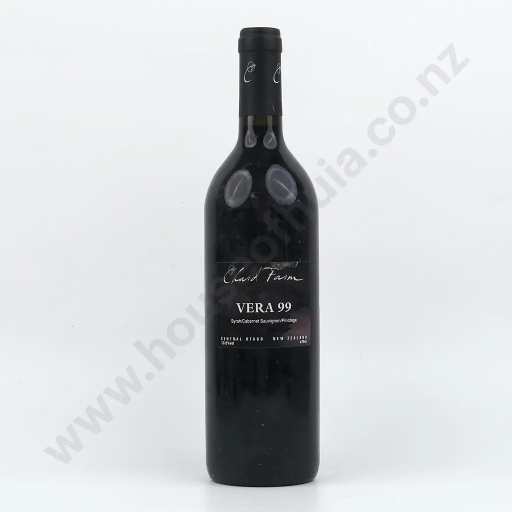 Chard Farm Vera 99 Syrah/Cabernet Sauvignon/Pinotage - Central Otago. Image 1++