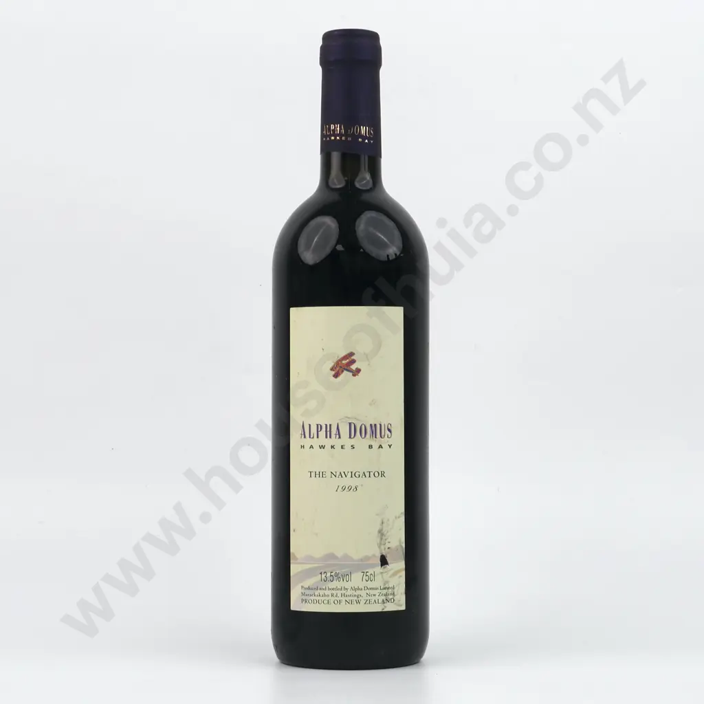 1998 Alpha Domus The Navigator Merlot/Cabernet Franc/Malbec - Hawkes Bay. Image 1++