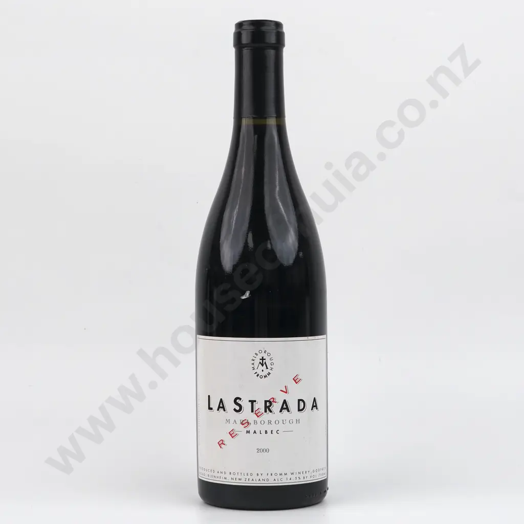 2000 La Strada rRserve Malbec - Marlborough. Image 1++
