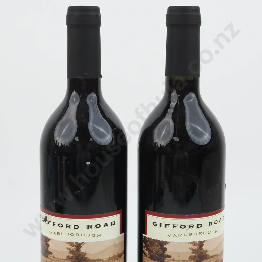 Two Bottles 2001 Gifford Road Merlot  - Marlborough. Image 1++