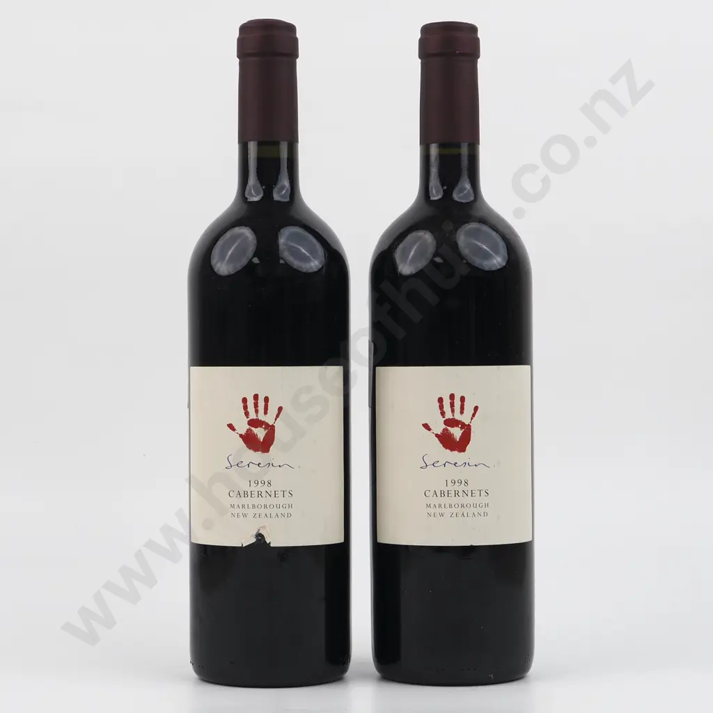 Two Bottles 1998 Seresin Cabernets - Marlborough  Image 1++