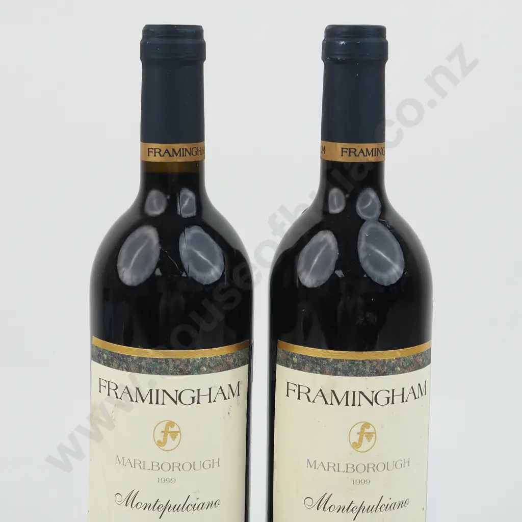 Two Bottles 1999 Framingham Montepulciano - Marlborough Image 1++
