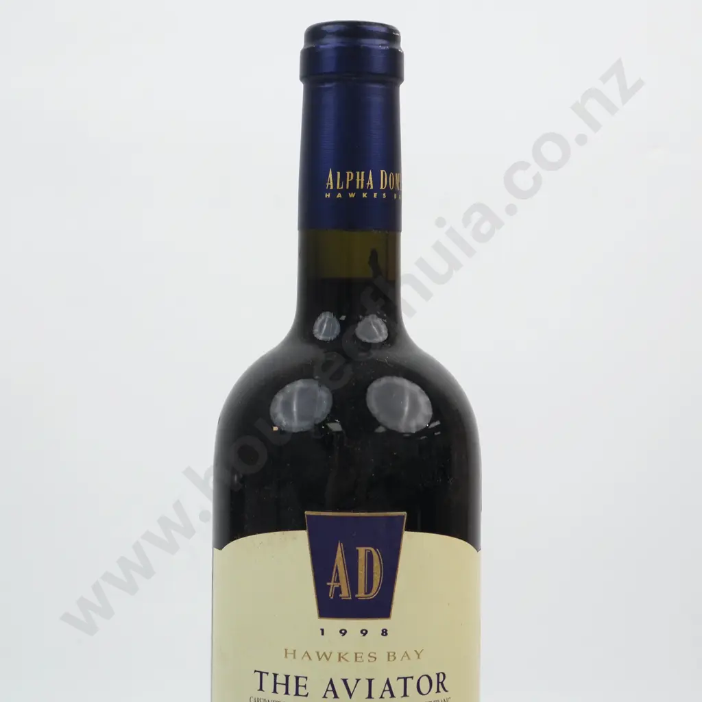 1998 AD (Alpha Domus) The Aviator, Cabernet Sauvignon-Merlot-Malbec-Cabernet Franc - Hawkes Bay. Image 1++