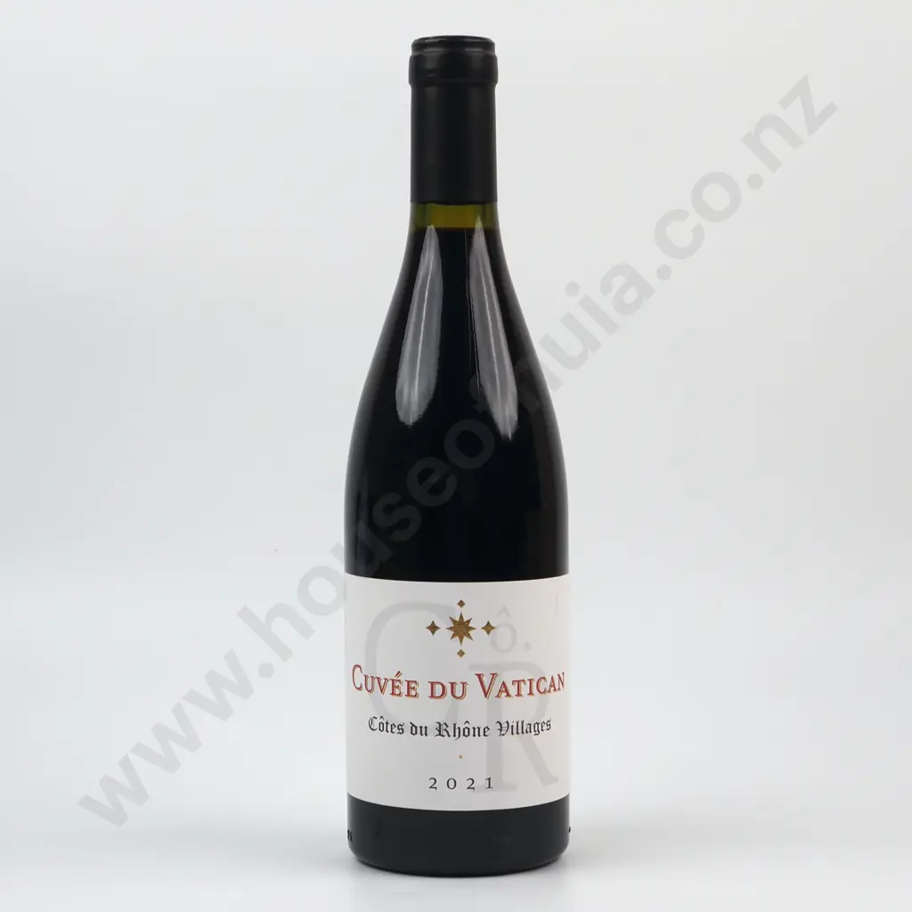 2021 Cuvée Du Vatican Côtes du Rhône Villages. France. Image 1++