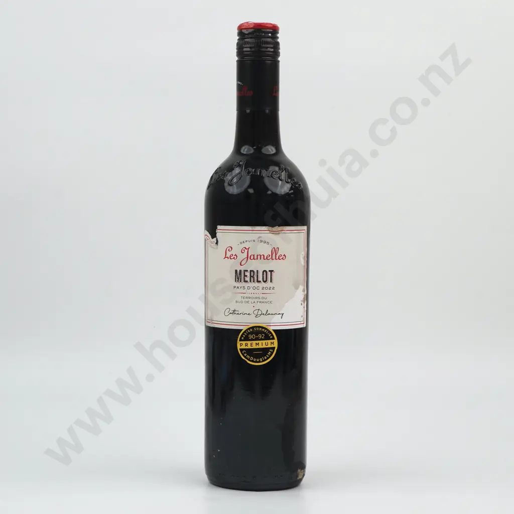 2002 Les Jamelles Merlot - Pays D'OC France. Image 1++