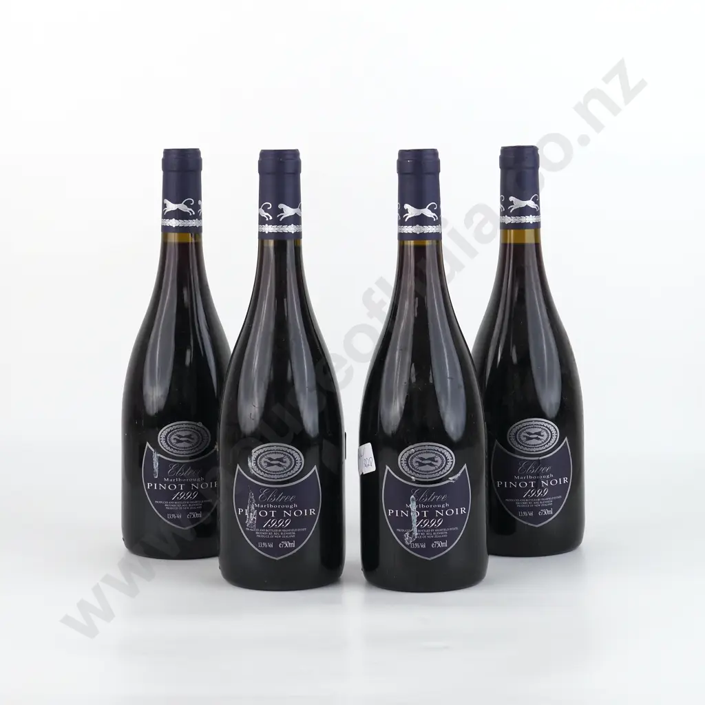 Four Bottles 1999 Esltree Highfield Estate Pinot Noir - Marlborough. Image 1++