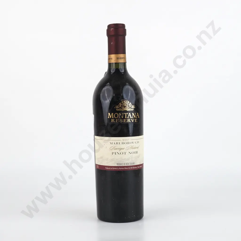 1997 Montana Reserve Barrique Matured Pinot Noir - Marlborough. Image 1++