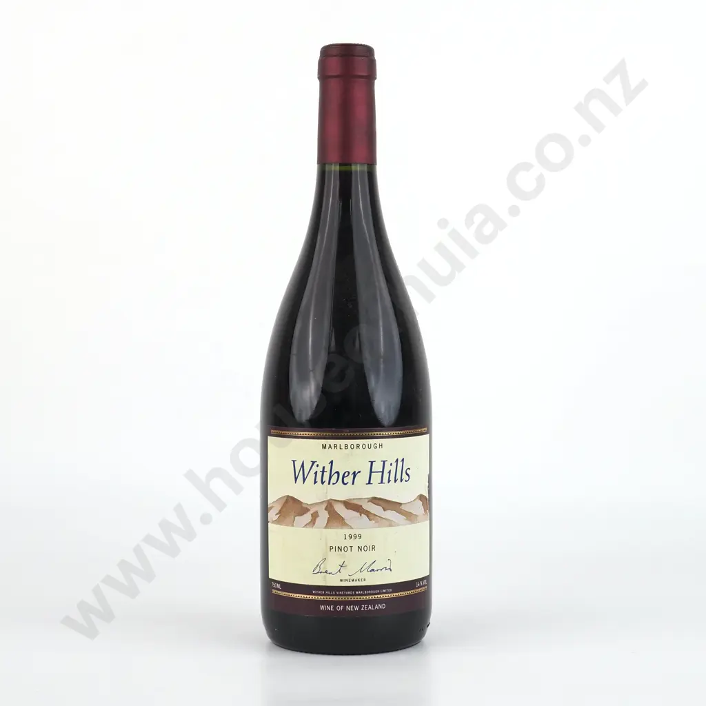 1999 Wither Hills Pinot Noir - Marlborough. Image 1++