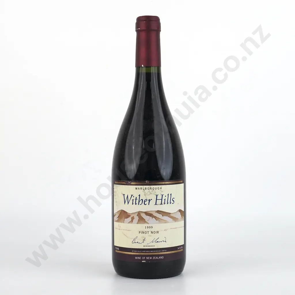 1999 Wither Hills Pinot Noir - Marlborough. Image 1++