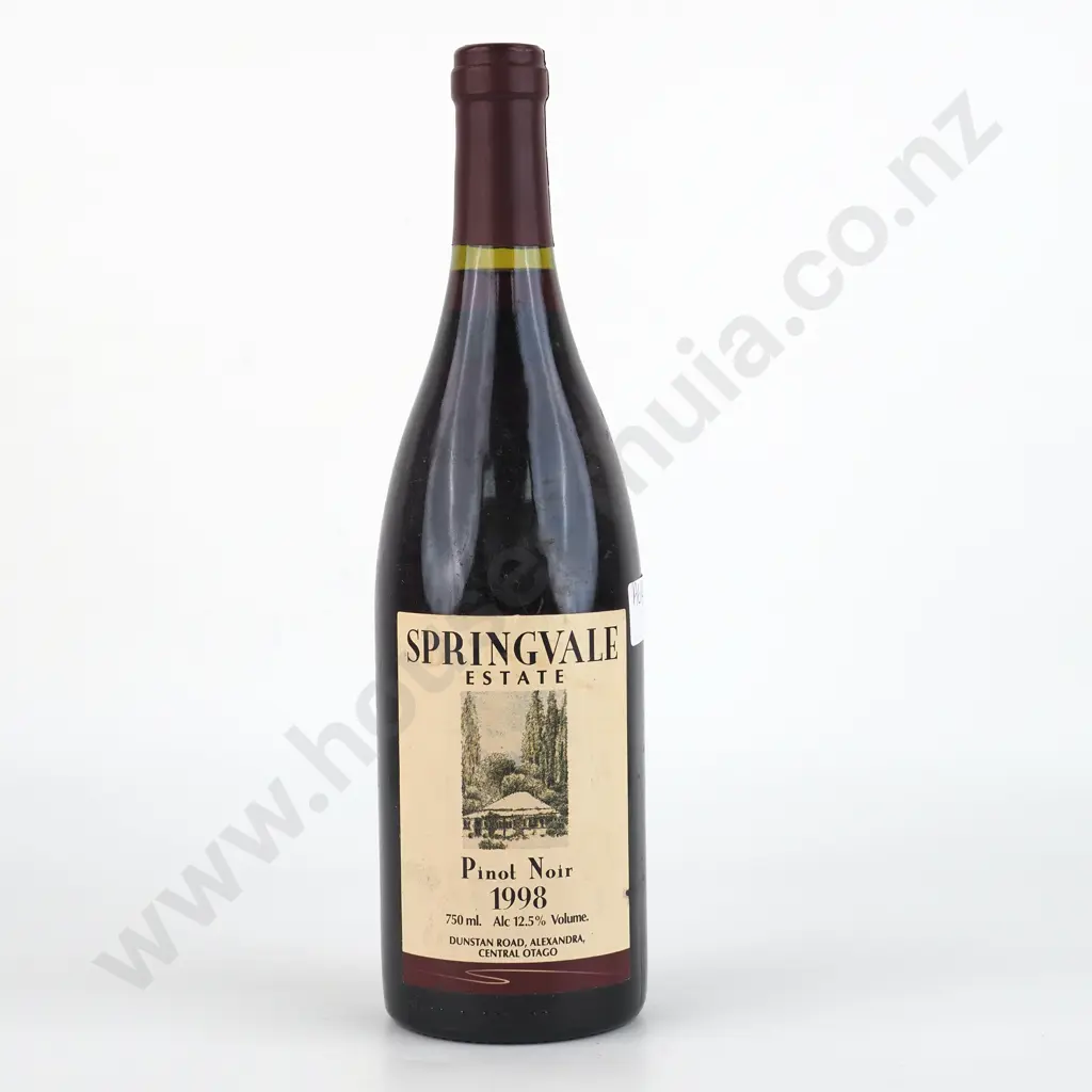 1998 Springvale Estate Pinot Noir - Central Otago. Image 1++