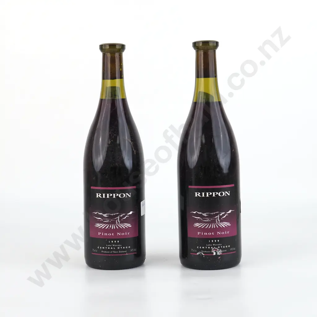 Two Bottles 1999 Rippon Pinot Noir - Central Otago Image 1++