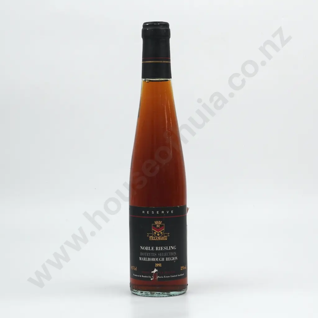 1991 Villa Maria Reserve Nobel Riesling Botrytis Selection - Marlborough Region. Image 1++