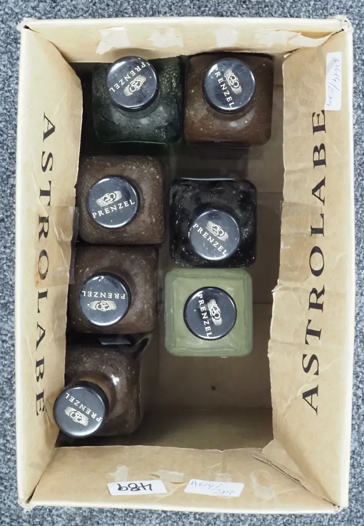 Mixed Lot of Seven Bottles Prenzel Liquors. Image 1++