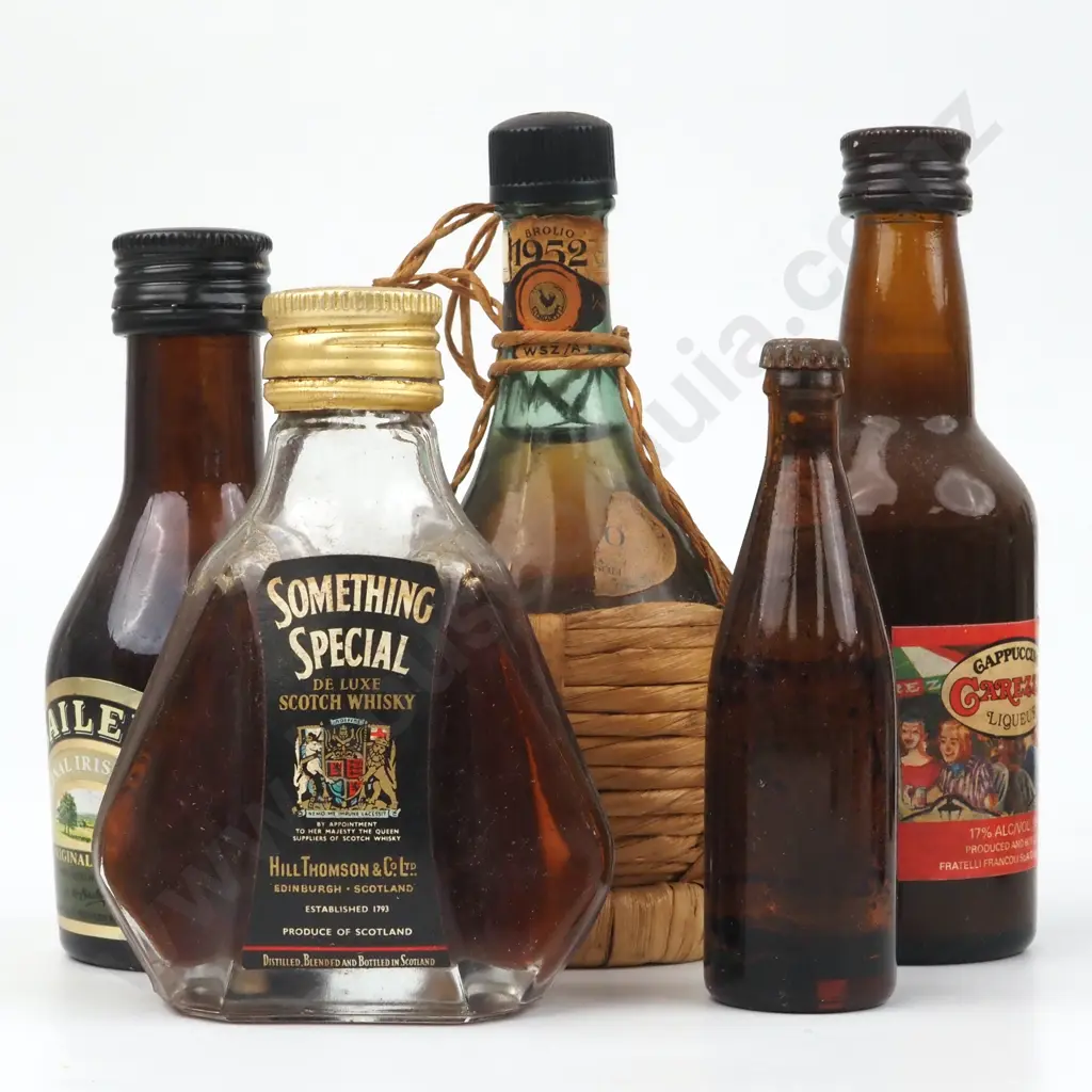 Quantity Of Miniature Alcohol Bottles Including Baileys, Sambuca, Remy Martin  Image 1++