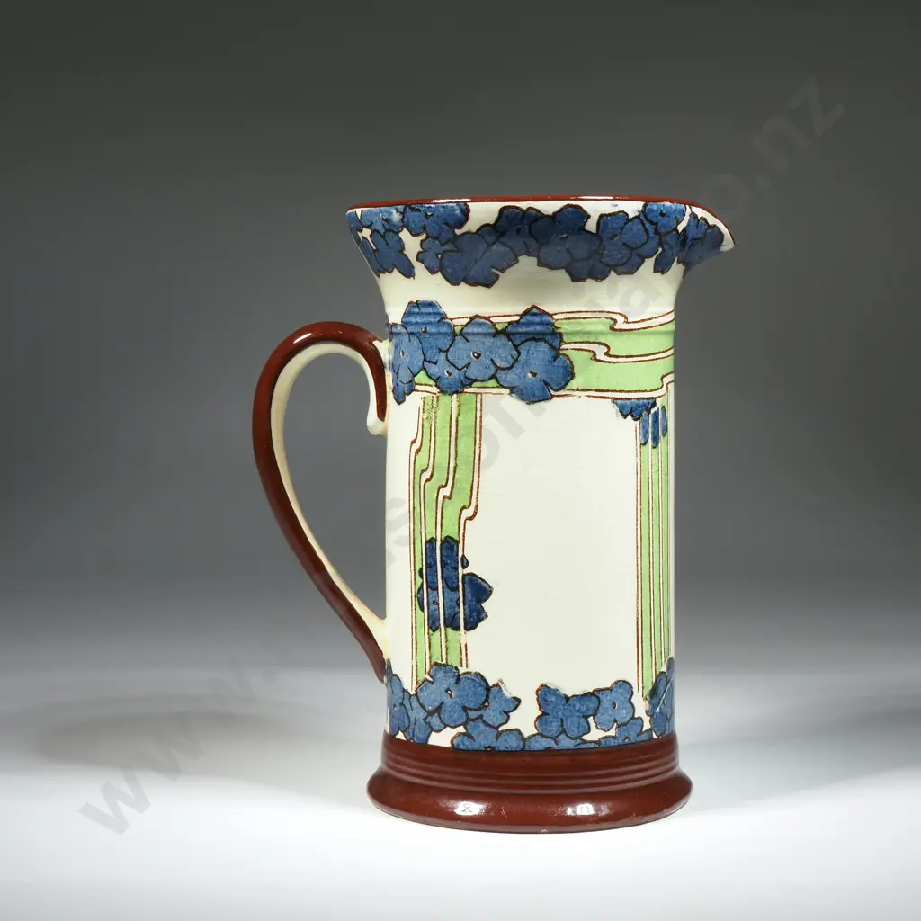 Royal Doulton Straight Sided Floral  Jug Image 1++