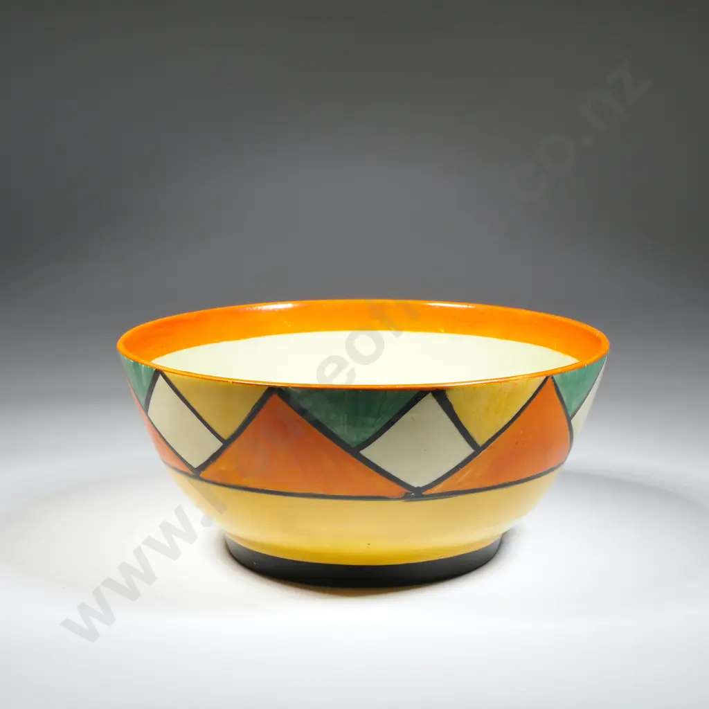 Clarice Cliff Bizarre Handpainted  Multi-Coloured Bowl  Image 1++