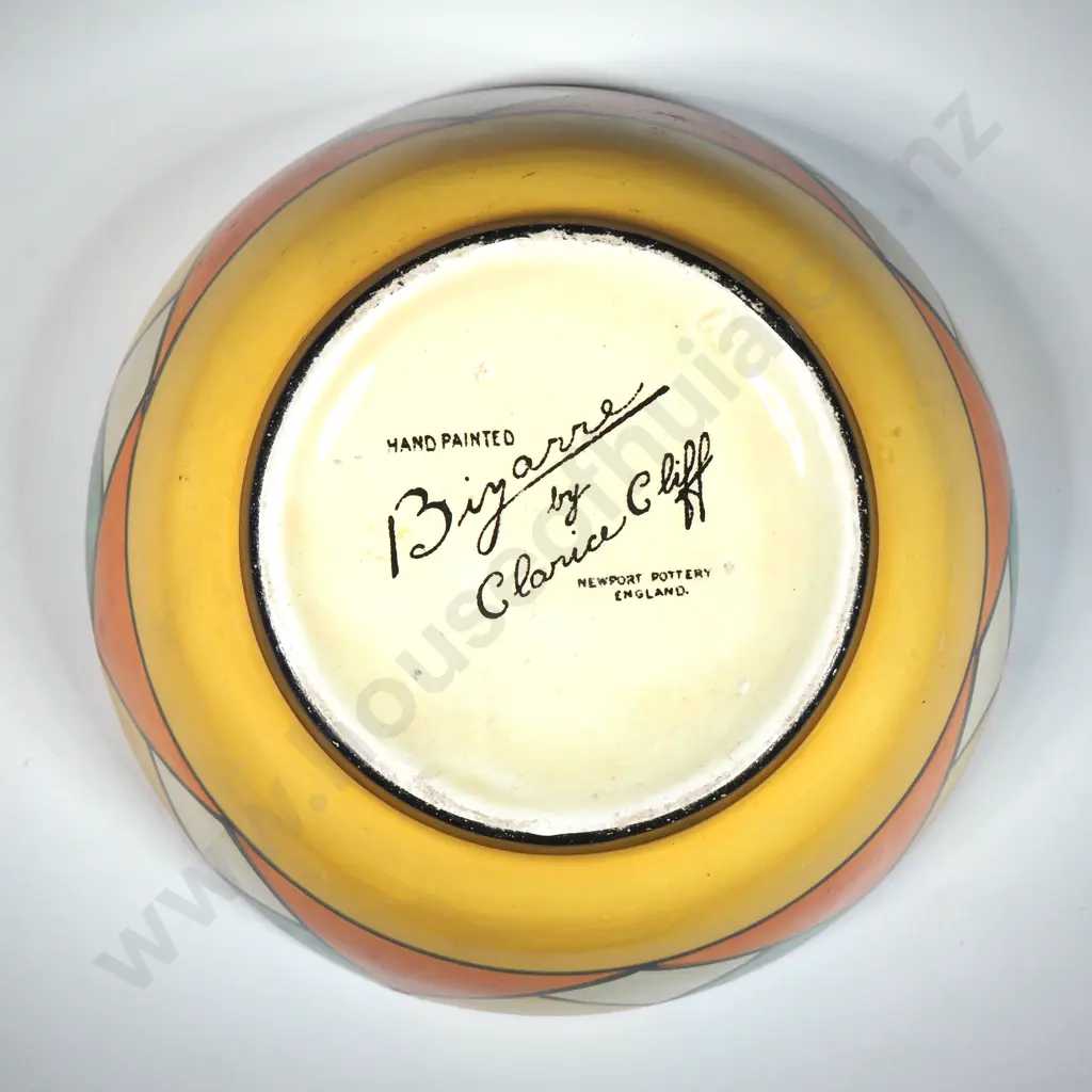 Clarice Cliff Bizarre Handpainted  Multi-Coloured Bowl  Image 1++
