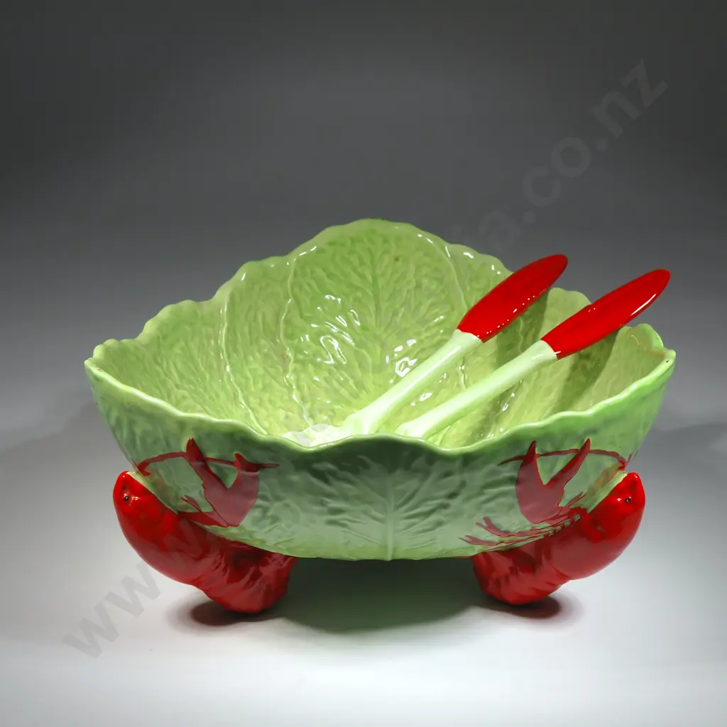 Vintage Carlton Ware Australia Design Lobster Bowl And servers Image 1++