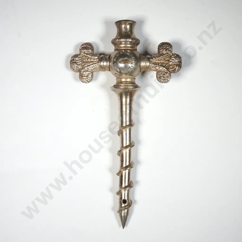 S/P Champagne Tap - Maws & Sons w Prince Of Wales Feather Motifs As Handles Image 1++