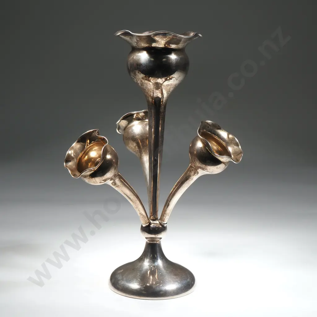 Sterling Silver Three Branch Epergne  Image 1++