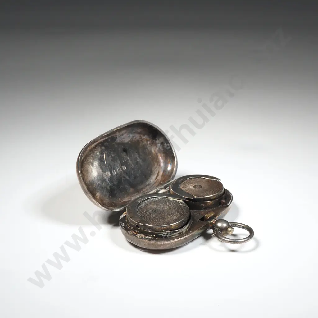 Sterling Silver Double Sovereign Case - Heavily Dented Image 1++