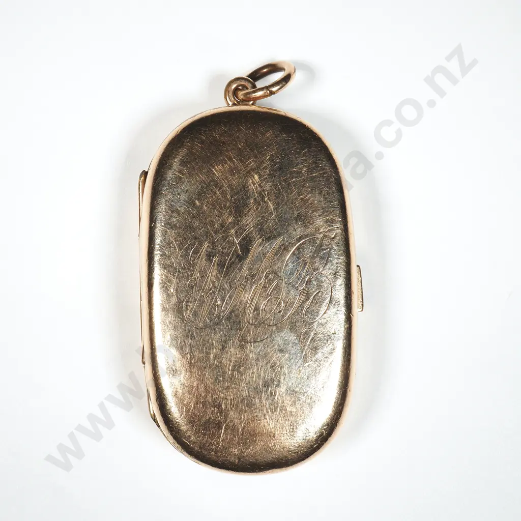 Gold Plate Double Sovereign Case Initialed WHB Image 1++