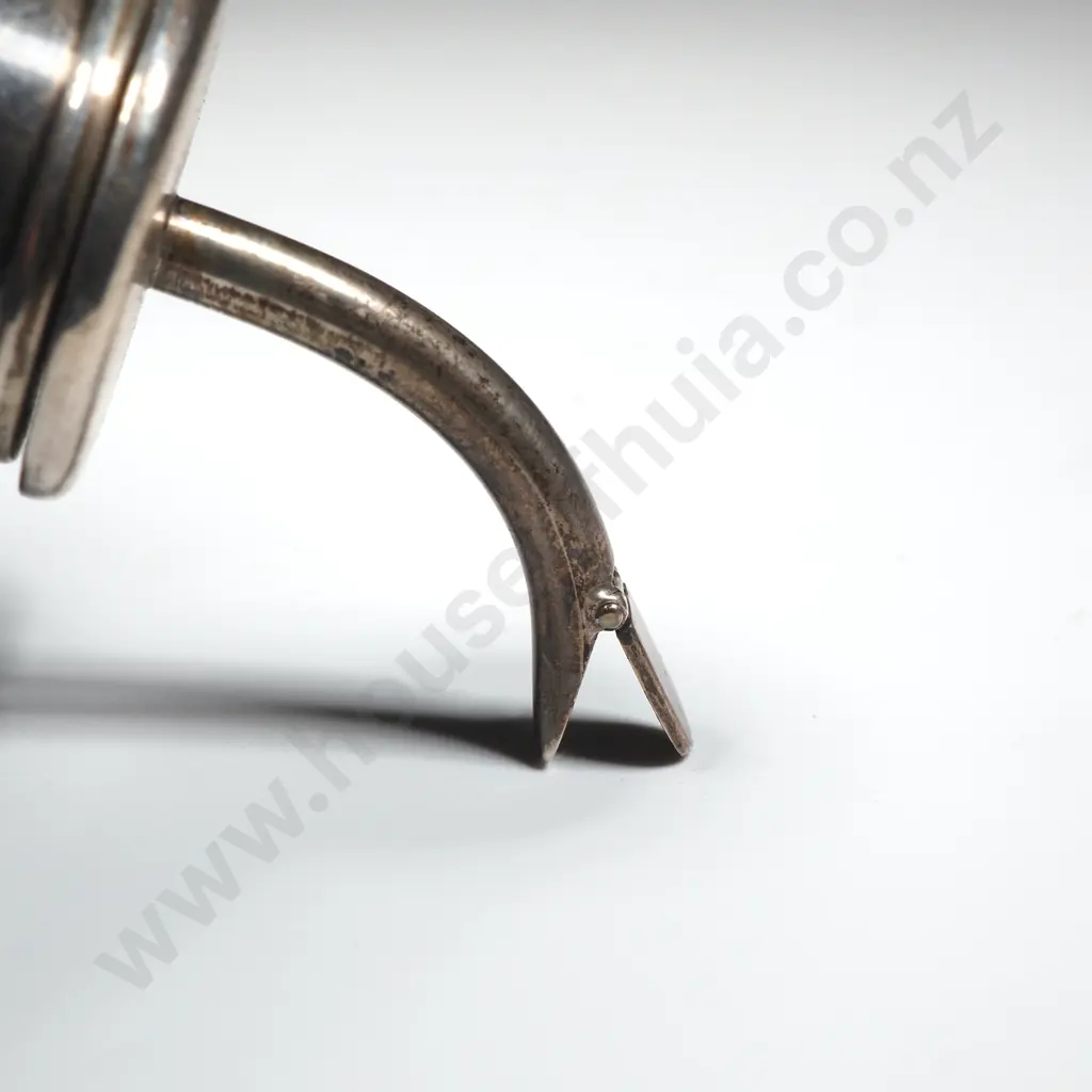 Chinese Sterling Silver Export Bamboo Overlay Pattern Bottle Commonly Used For Various Liquids Including Oils Or Bitters Image 1++