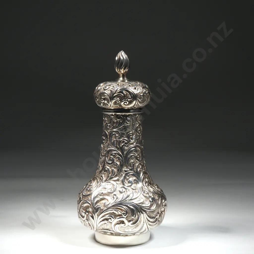 Impressive Sterling Silver Sugar Shaker w English Hallmarks Image 1++