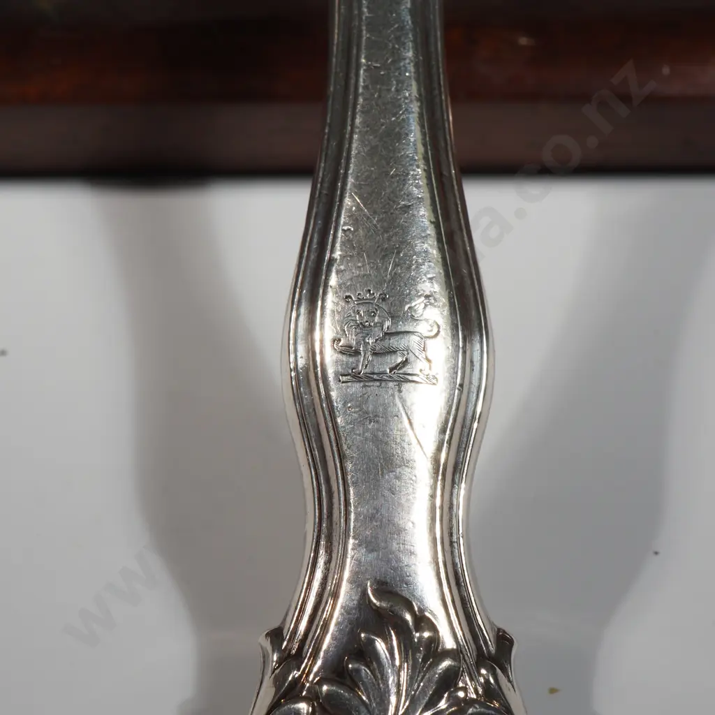 Box Set Of Sterling Silver Handled Dessert Knives & Forks - Originally 16 Place Set (2 Place Sets Missing) Image 1++