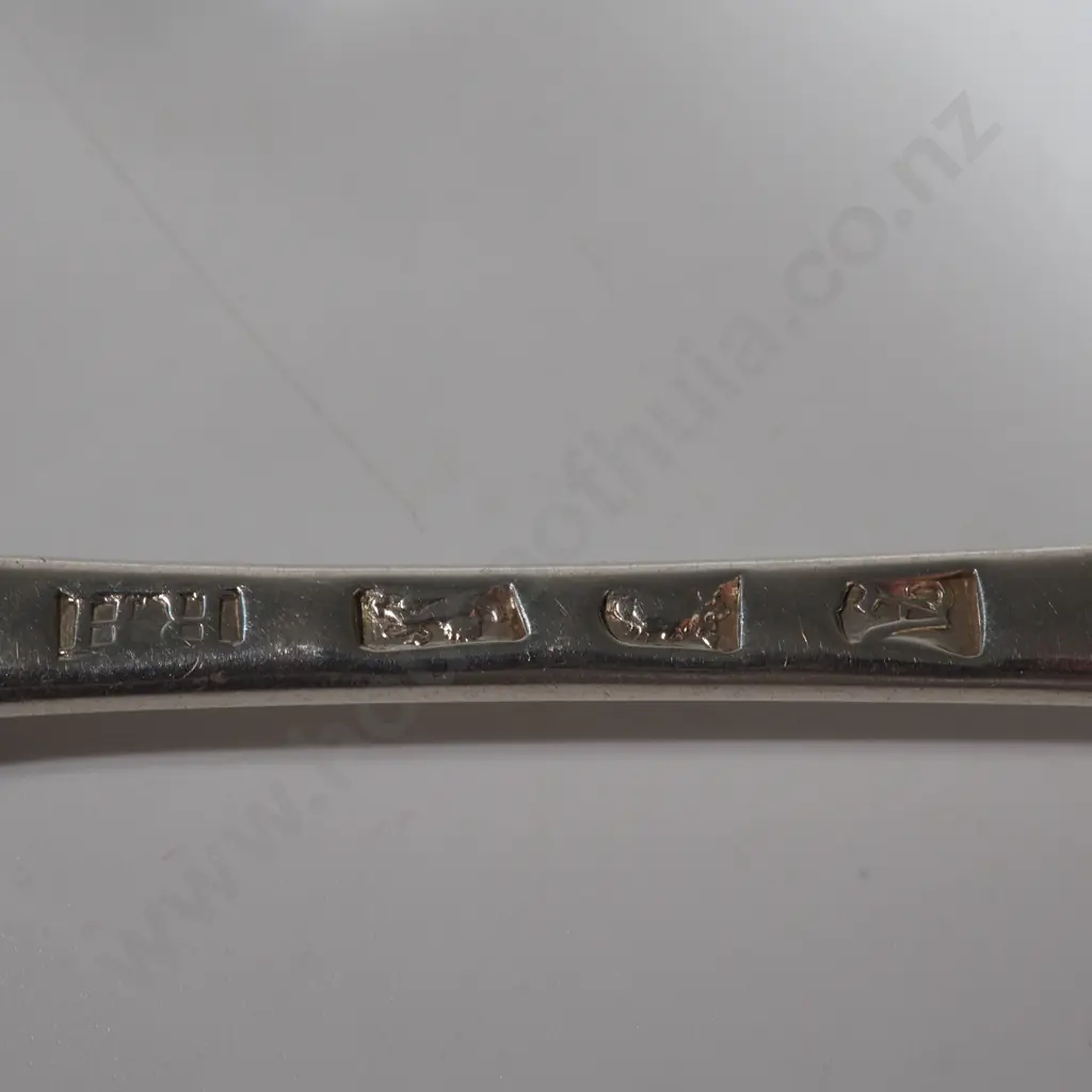 Sterling Silver Soup Spoon - London 1756 Image 1++