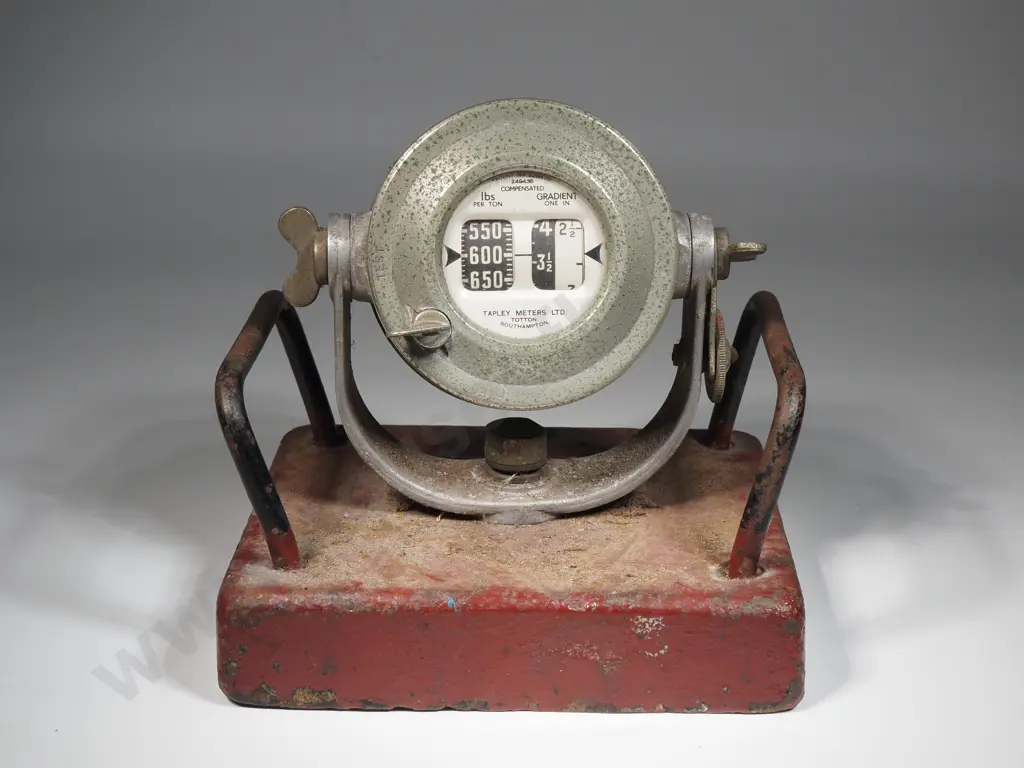 Tapley Brake Test Meter Used To Measure Break Efficiency - Made By Tapley Meters Ltd - Of Southampton Image 1++