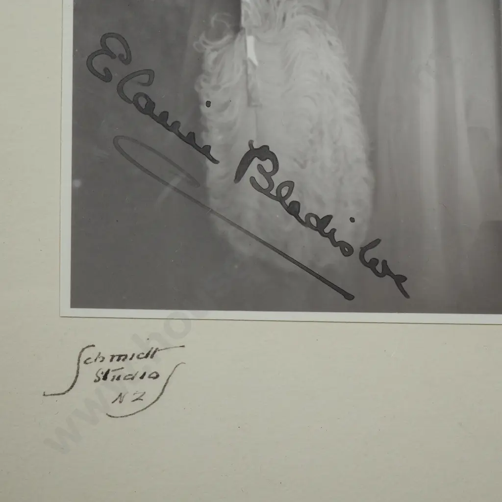 Original Signed Photograph - Lord & Lady Bledisloe - Schmidt Studio NZ Image 1++